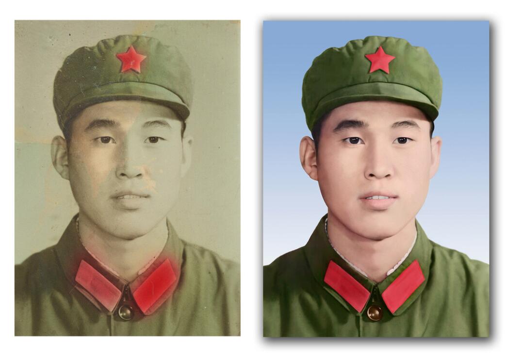 五家渠破损照片修复-18